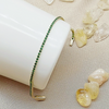 UGL Certified Natural Green Emerald Round Tennis Bracelet Daily Wear 14k Gold - Image 3 - GEMHUB & CO.