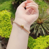 Certified Round Cut Lab-Grown/CVD 4.25Ct Diamond Tennis Bracelet 14K Yellow Gold - GEMHUB & CO.