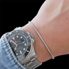 14k White Gold Natural Diamond Round 2.98CT Anniversary Gift Tennis Bracelet - Image 3 - GEMHUB & CO.