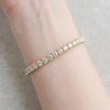 Sparkling 9.50Ct Natural Diamond Tennis Bracelet 14k Yellow Gold Certified Round - Image 2 - GEMHUB & CO.