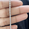 Certified Lab-Grown Diamond Birthday Propose Gift Tennis Bracelet 14k White Gold - Image 4 - GEMHUB & CO.