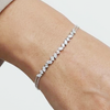 Fancy Charm Marquise Cut Natural Diamond Wedding Chain Tennis Bracelet 14k Gold - Image 4 - GEMHUB & CO.