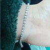 IGI Natural 4.00Ct Diamond 3-Prongs Set Martini Style Tennis Bracelet 14Kt Gold - GEMHUB & CO.