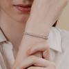 Certified 4.95Ct Round Natural Diamond Exquisite Tennis Bracelet 14k Gold GH/VS - Image 3 - GEMHUB & CO.