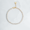 Valentine Special 3Ct Round IGI Natural Diamond Tennis Bracelet 14k Yellow Gold - Image 2 - GEMHUB & CO.