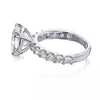 3.50 Ct Cushion Cut Off White Moissanite Ring in – Gift for Wife 18K Gold Plated Ve 18K Gold Plated