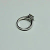 3.30 Ct Round Cut White Moissanite Halo Ring in Gift for Engagement 18K Gold Plated