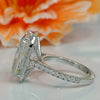 7.10 Ct Radiant Cut Moissanite Solitaire Ring Engagement Gift Idea 18K Gold Plated 18K Gold Plated