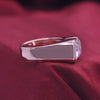 6.55 Ct Emerald Cut Off White Moissanite Ring – Bridal Special 18K Gold Plated Verm 18K Gold Plated