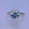 3.25 Ct Round Off White Moissanite Solitaire Ring in – Gift Pick 18K Gold Plated Ve 18K Gold Plated