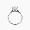 1 Ct Moissanite Solitaire Ring Minimalist Gift for Girlfriend Birthday 18K Gold Pla 18K Gold Plated