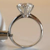 4.60 Ct Statement Moissanite Ring Party Wear Jewelry Gift for Her 18K Gold Plated V 18K Gold Plated