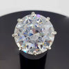 27.30 Ct Unique Moissanite Ring in Big & Bold Gift for Special Day 18K Gold Plated 18K Gold Plated