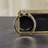 3.08 Ct Emerald Cut Moissanite Ring Gift for Her Wedding or Birthday 18K Gold Plate 18K Gold Plated