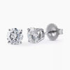 3.60 Ct White Moissanite Earrings In Vermeil 925 Silver Birthday Gift for Her