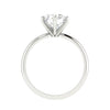 2.80 Ct Off White Moissanite Ring Luster Gift for Her Birthday 18K Gold Plated Verm 18K Gold Plated