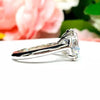 2.50 Ct Off White Moissanite Solitaire Ring in – Elegant & Rare 18K Gold Plated Ver 18K Gold Plated