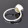 4.25 Ct Round Champagne Moissanite Ring in Certified Sparkle 18K Gold Plated Vermei 18K Gold Plated