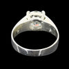 2.50 Cts White Round Cut Certified Moissanite Solitaire Rings 18K Gold Plated Verme 18K Gold Plated