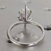 16.50 Ct EGL Certified Marquise Cut White Moissanite Ring 18K Gold Plated