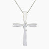 1.80 Ct F VS1 White Moissanite Cross Pendant in – Religious Gift Idea 18K Gold Plat 18K Gold Plated