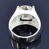 3.50 Ct Certified White Moissanite Ring in – Christmas Gift for Her 18K Gold Plated