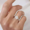 2.50 Ct Certified White Moissanite Ring – Elegant Women’s Jewelry in 18K Gold Plate 18K Gold Plated