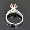 2.50 Ct Certified Pink Moissanite Engagement Ring – Gift for Her in 18K Gold Plated