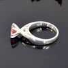 2.50 Ct Certified Pink Moissanite Engagement Ring – Gift for Her in 18K Gold Plated