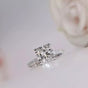 2.50 Ct Certified White Moissanite Ring – Elegant Women’s Jewelry in 18K Gold Plate 18K Gold Plated