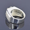 4.90 Ct Certified White Moissanite Ring – Wedding Jewelry in 18K Gold Plated Vermei 18K Gold Plated