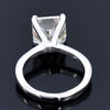 Certified 2.50 Ct Natural Pink Moissanite Ring in Jewelry for Wife 18K Gold Plated 18K Gold Plated