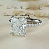 Certified Natural 7 Ct Cushion Cut Moissanite Ring in for Birthday 18K Gold Plated 18K Gold Plated