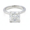 Certified 2.50 Ct Natural Pink Moissanite Ring in Jewelry for Wife 18K Gold Plated 18K Gold Plated
