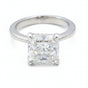 Certified 2.50 Ct Pink Moissanite Ring in Jewelry for Wife 18K Gold Plated