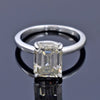 Certified 7.5 Ct Natural Blue Moissanite Ring in for Anniversary 18K Gold Plated Ve 18K Gold Plated