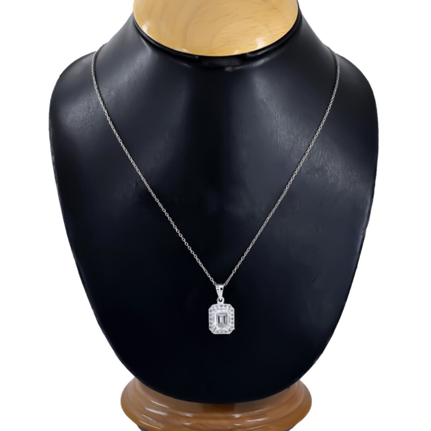 3.50 Ct Certified Moissanite Pendant in for Black Friday Jewelry 18K Gold Plated Ve 18K Gold Plated