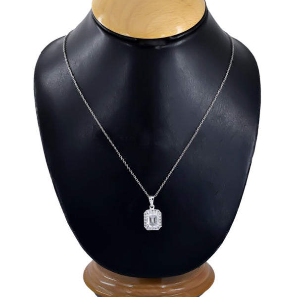 3.50 Ct Certified Moissanite Pendant in for Black Friday Jewelry 18K Gold Plated Ve 18K Gold Plated