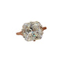 3.25 Ct Certified Radiant Cut White Solitaire Moissanite Ring 18K Gold Plated Verme 18K Gold Plated