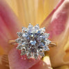 2.55 Ct Certified White Round Cut Certified Moissanite Solitaire Ring 18K Gold Plat 18K Gold Plated