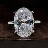 2.45ct Certified Natural VS1 White Moissanite Ring For Her Gift Idea 18K Gold Plate 18K Gold Plated