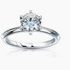 Certified 1.5ct Natural VS1 GH White Moissanite Engagement Ring 18K Gold Plated Ver 18K Gold Plated