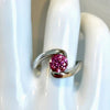 Certified 1.3ct Natural VVS1 Pink Moissanite Ring Jewelry for Women 18K Gold Plated