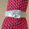 2.30 Ct. Certified Round Cut White Moissanite Sterling Solitaire Ring 18K Gold Plat 18K Gold Plated