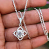 3.70 Ct Certified White Moissanite Pendant Black Friday Gift Idea 18K Gold Plated V 18K Gold Plated