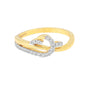 0.18 Ct. IGI Certified 18k Yellow Gold Diamond Cluster Ring For Women Gift