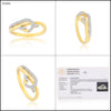 0.18 Ct. IGI Certified 18k Yellow Gold Diamond Cluster Ring For Women Gift - view 9