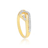 0.18 Ct. IGI Certified 18k Yellow Gold Diamond Cluster Ring For Women Gift - view 4