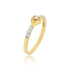 0.17 Ct. IGI Certified 18k Yellow Gold Diamond Elegant Design Ladies Ring - view 5