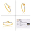 0.17 Ct. IGI Certified 18k Yellow Gold Diamond Elegant Design Ladies Ring - view 8
